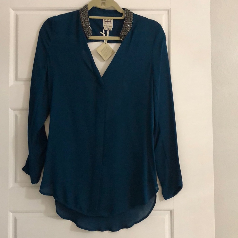 Haute hippie emerald shirt